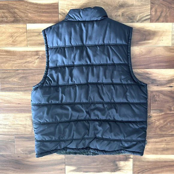 Gander Mntn Guide Series Reversible Black Puffer Vest and Plaid Flannel size XL - Picture 3 of 4